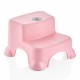 Inaltator cu doua trepte step stool babyjem (culoare: roz)