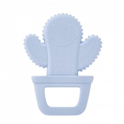 Jucarie dentitie babyjem cactus (culoare: bleu)