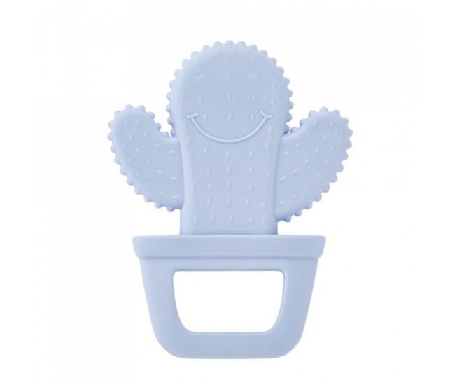 Jucarie dentitie babyjem cactus (culoare: bleu)