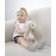 Jucarie din plus pentru copii babyjem the bestie bunny (culoare: maro inchis)