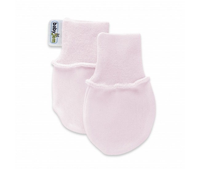 Manusi pentru nou nascuti babyjem baby glove (culoare: roz)