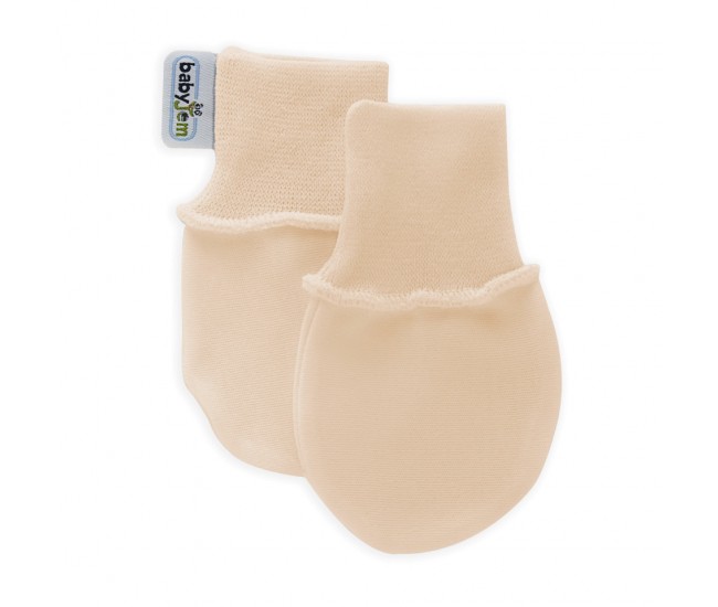 Manusi pentru nou nascuti babyjem baby glove (culoare: somon)