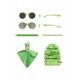 Ochelari de soare pentru copii mokki click & change, protectie uv, verde, 0-2 ani, set 2 perechi