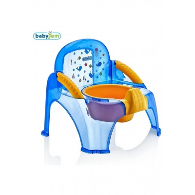 Olita pentru copii babyjem (culoare: bleu transparent)