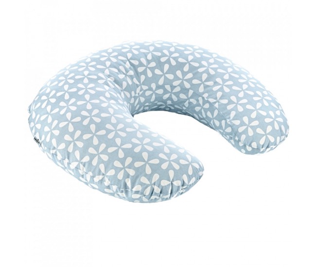 Perna pentru alaptat 2 in 1 nursing pillow, babyjem (culoare: bleu)