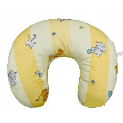 Perna pentru alaptat 2 in 1 nursing pillow zoo, babyjem (culoare: galben)