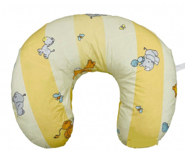 Perna pentru alaptat 2 in 1 nursing pillow zoo, babyjem (culoare: roz)