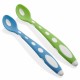 Set 2 lingurite din silicon babyjem soft spoon (culoare: portocaliu)