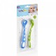 Set 2 lingurite din silicon babyjem soft spoon (culoare: portocaliu)