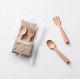 Set de tacamuri bebelusi miniware my first cutlery, 100% din materiale naturale biodegradabile, toffee