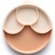 Set diversificare hrana bebelusi miniware healthy meal, 100% din materiale naturale biodegradabile, 3 piese, toffee/peach