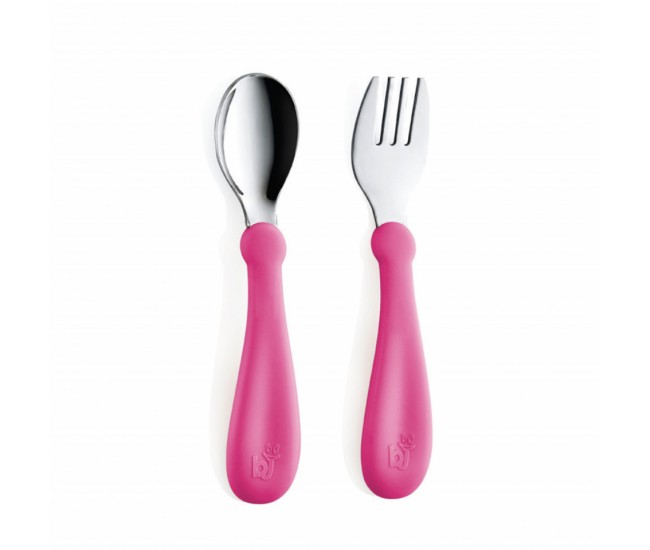 Set tacamuri din inox pentru copii babyjem (culoare: gri)