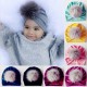 Turban bebelusi din catifea drool (culoare: negru)