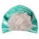 Turban bebelusi din catifea drool (culoare: roz aprins)